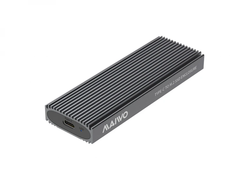 Externo Kućište USB3.2 tip-C za M.2 PCIe NVMe/SATA SSD diskove K1691