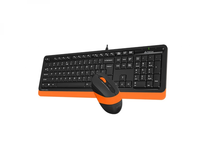 F1010 FSTYLER USB US narandžasta tastatura + USB narandžasti miš 