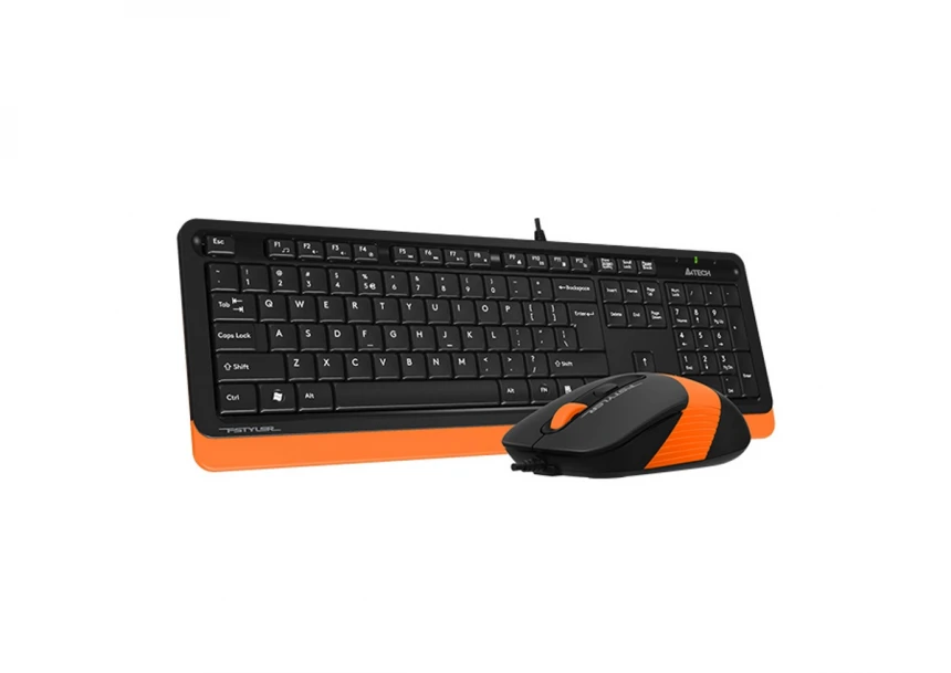 F1010 FSTYLER USB US narandžasta tastatura + USB narandžasti miš 