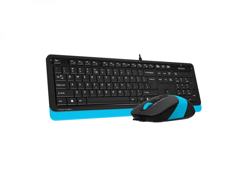 F1010 FSTYLER USB US plava tastatura + USB plavi miš 