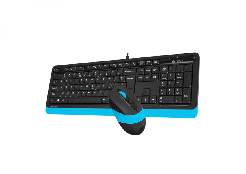 F1010 FSTYLER USB US plava tastatura + USB plavi miš 