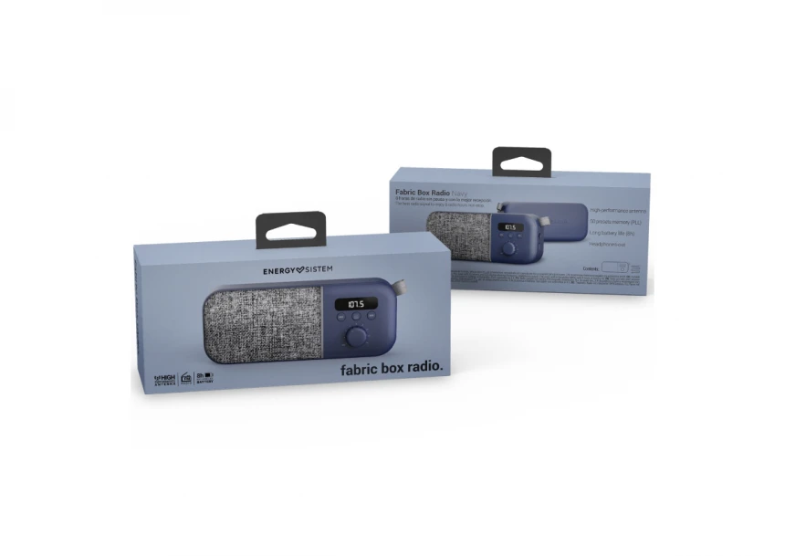 ENERGY SISTEM Fabric Box Radio Navy 