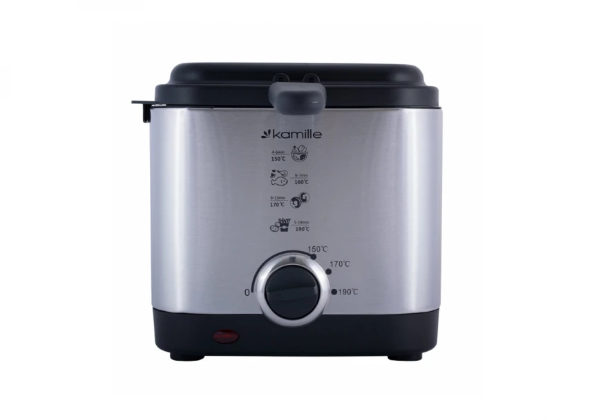 Kamille 6812 - Friteza 900W, 1,5L