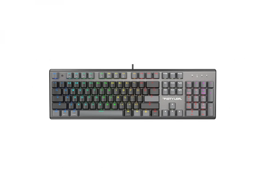 FS100 FSTYLER USB Neon Backlit US crna tastatura 