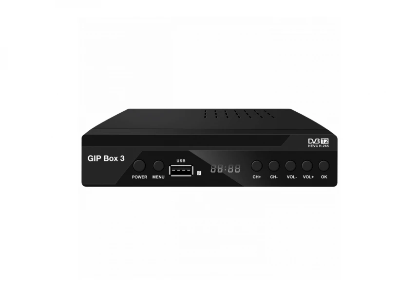 Golden Interstar Prijemnik zemaljski, DVB-T2, H.265, HDMI, SCART - GIP Box 3