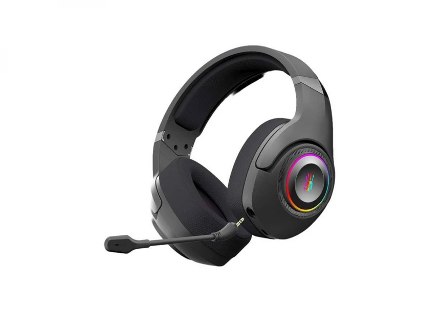 GR270 Bloody 7.1 Virtual Surround 3-IN-ONE RGB Gaming Wireless + wired crne slušalice 