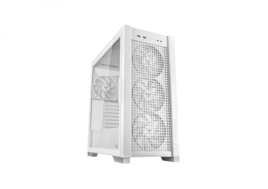 Kućište ASUS TUF GAMING GT302 Tempered Glass ARGB Mid Tower/Micro ATX/Mini ITX/bez napajanja/bela