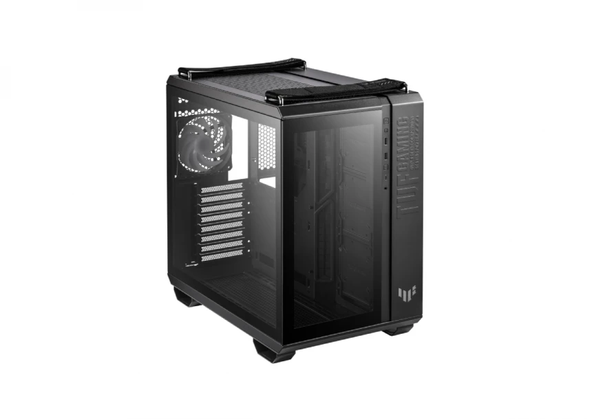 Kućište ASUS TUF GAMING GT502 PLUS TG ARGB Mid Tower/ATX/Micro ATX/Mini ITX/bez napajanja/crna