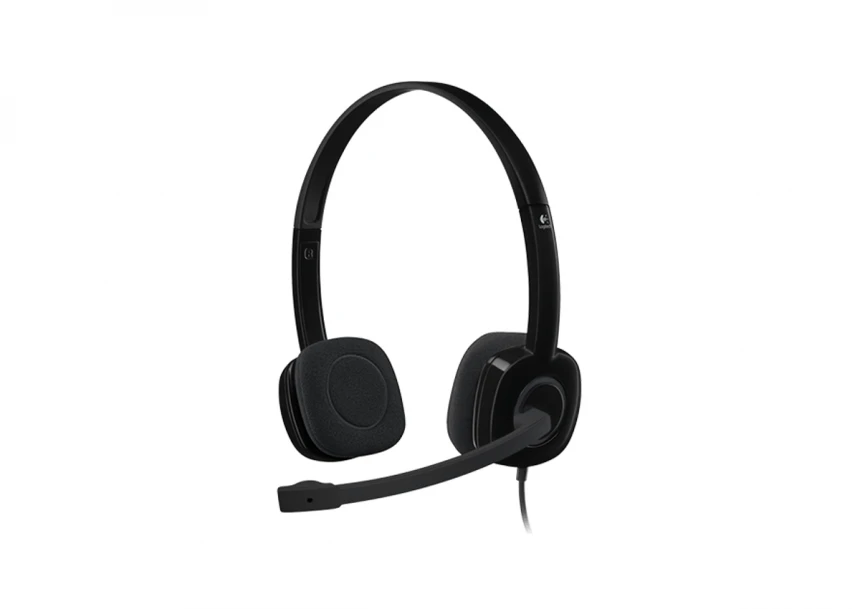 H151 Stereo Headset single jack slušalice sa mikrofonom crne 