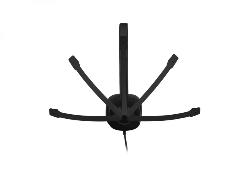 H151 Stereo Headset single jack slušalice sa mikrofonom crne 