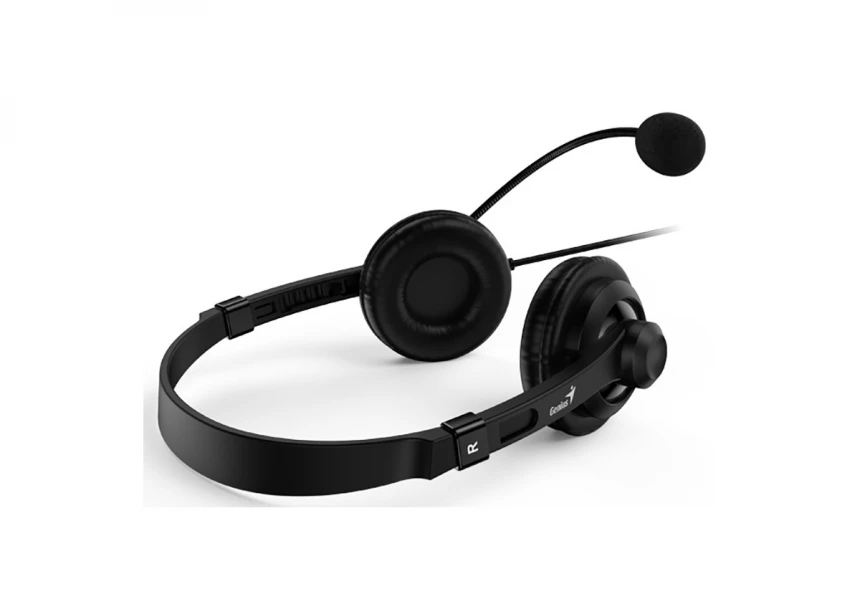 GENIUS HS-230U USB-C crne slušalice sa mikrofonom 