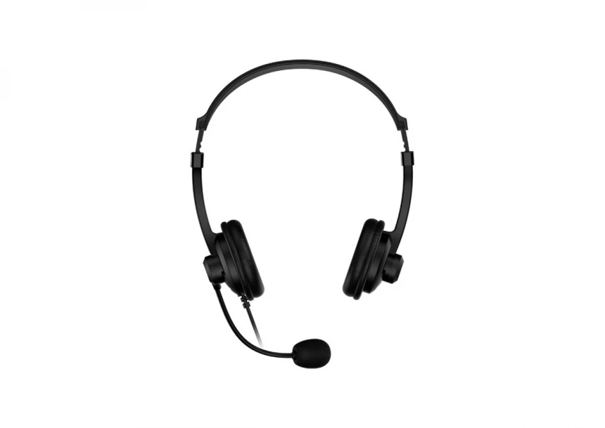 GENIUS HS-230U USB-C crne slušalice sa mikrofonom 