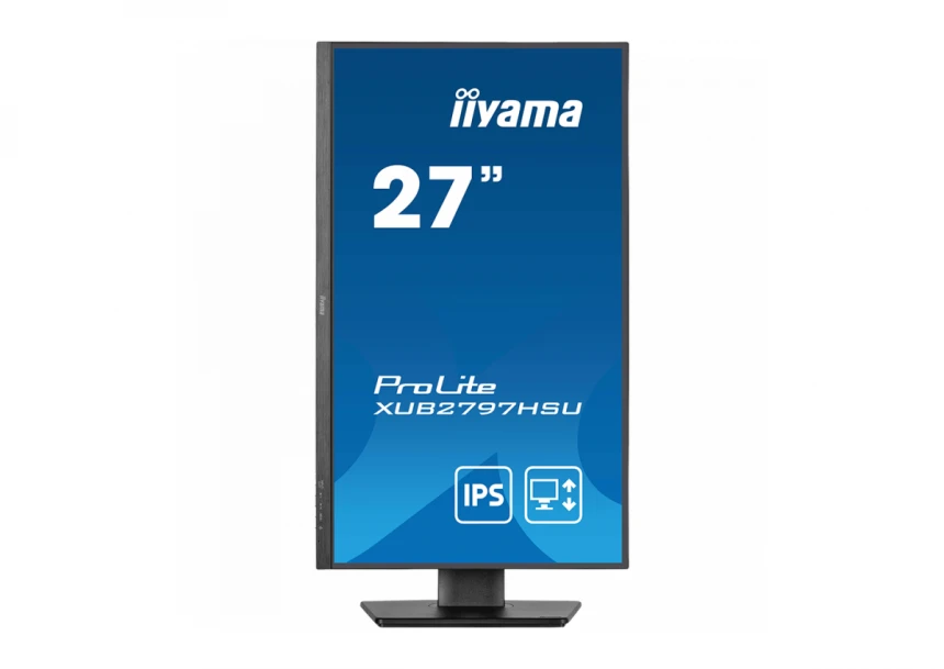 IIYAMA Prolite XUB2797HSU-B2 Business Monitor - 68.6 cm (27''), FULL HD (1920x1080), IPS LED, 100Hz, 300 cd/m², matte / black