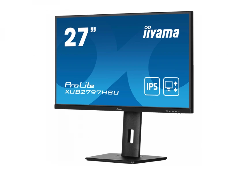 IIYAMA Prolite XUB2797HSU-B2 Business Monitor - 68.6 cm (27''), FULL HD (1920x1080), IPS LED, 100Hz, 300 cd/m², matte / black