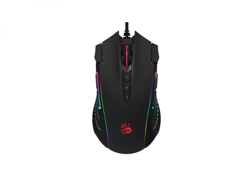 A4 TECH J90S Bloody Gaming USB Stone Black miš crni 