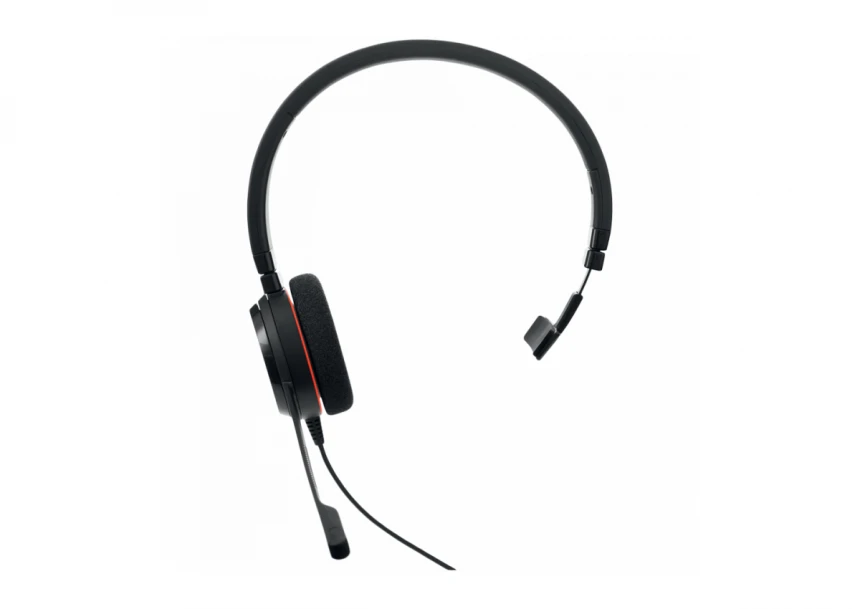 JABRA EVOLVE 20 MS Mono USB Headband, Noise cancelling,USB connector, with mute-button and volume control on the cord, with foam ear cushion, Microsoft optimized