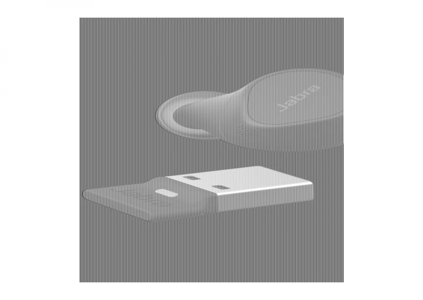 JABRA EVOLVE2 Buds MS, Cradle USB-A MS, Link 380 BT adapter USB-A MS, 30  cm USB-C to USB-A cable, Ear gels, wireless charging pad, warranty