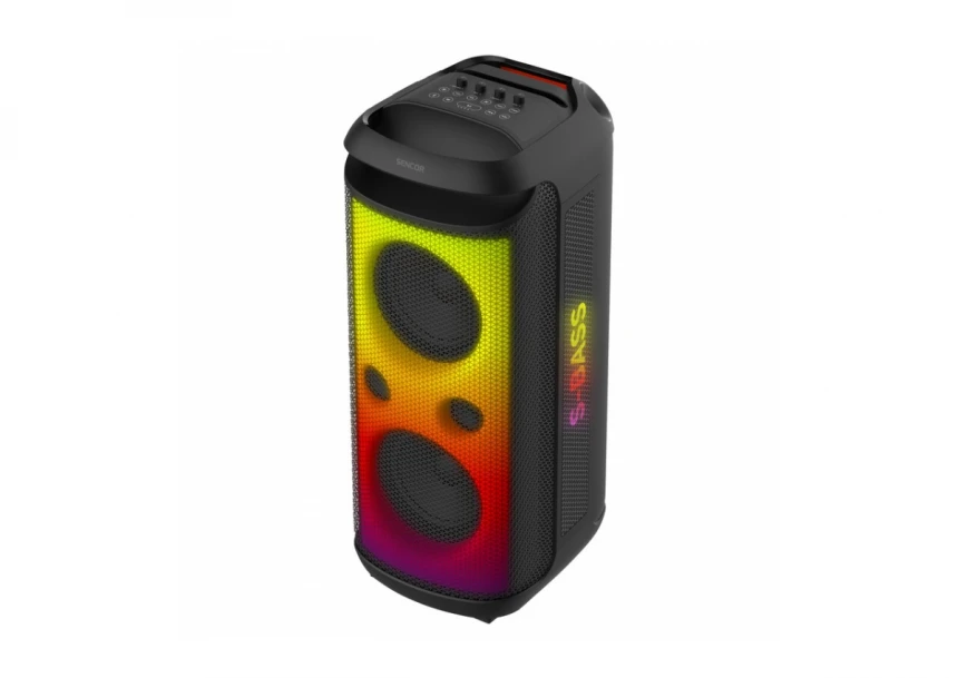 Karaoke zvučnik Sencor Partycone Boost 250W/TWS/IPX4/bežični mikrofon/FM/SD/2xUSB