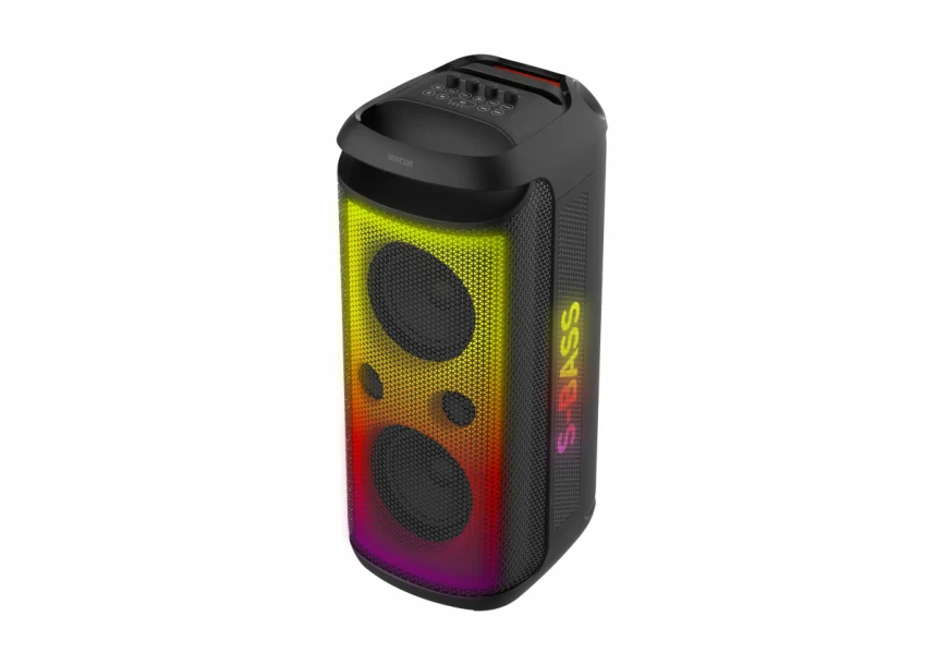 Karaoke zvučnik Sencor Partycone Core 140W/TWS/IPX4/bežični mikrofon/FM/SD/2xUSB/12000mAh li-Ion