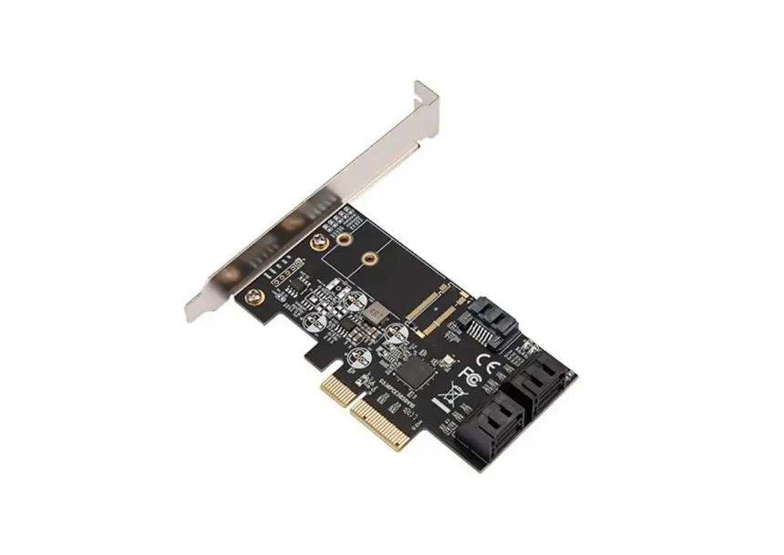 Kartica PCI-e 5 x Sata kontroler Sata III JMB585 E-Green