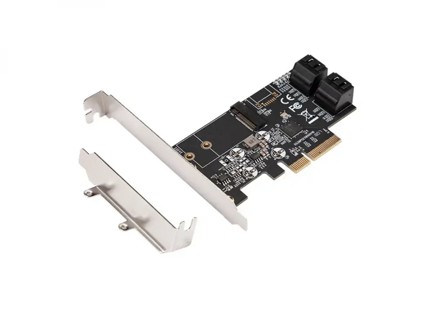 Kartica PCI-e 5 x Sata kontroler Sata III JMB585 E-Green