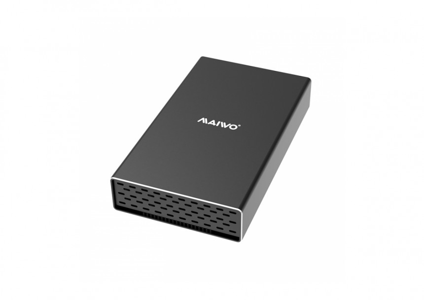 Klon Kućište USB 3.2 Gen2 10Gbps HDD/SSD za 3,5"/2,5" HDD i NVMe SSD, K3527N