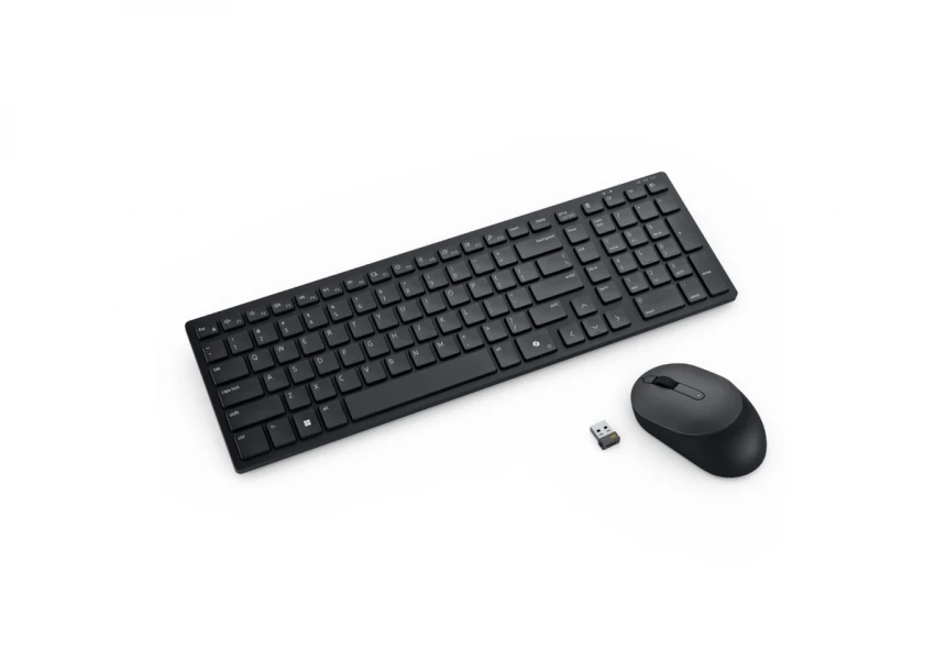 DELL KM555 Silent YU tastatura + miš crna 