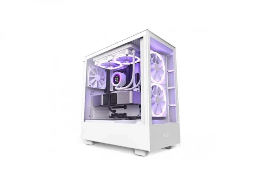 Tower NZXT H5 Elite kuciste belo CC-H51EW-01  CAS02180