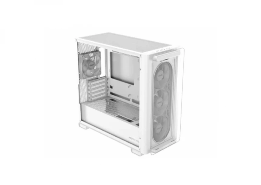 Kucište ASUS A23 PLUS TG ARGB/Micro-ATX/Mini-ITX/kaljeno staklo/bez napajanja/bela