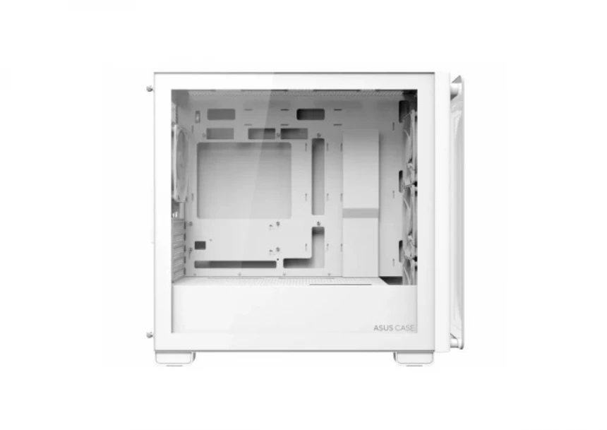 Kucište ASUS A23 PLUS TG ARGB/Micro-ATX/Mini-ITX/kaljeno staklo/bez napajanja/bela