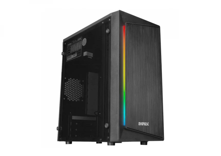 Kuciste Everest Blazon Peak 250W PSU, Acrylic Panel Gaming RGB