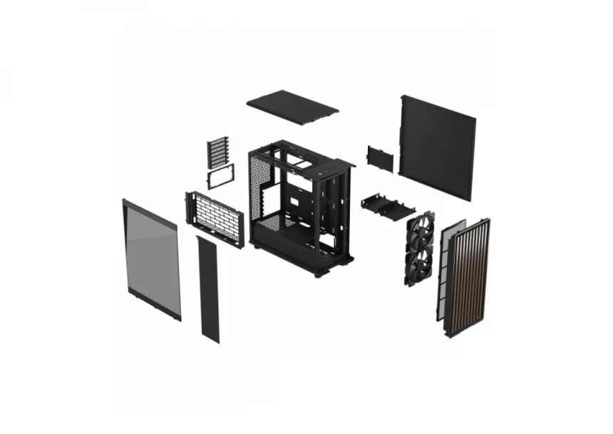 Kućište Fractal Design North Charcoal Black TG Dark, FD-C-NOR1C-02