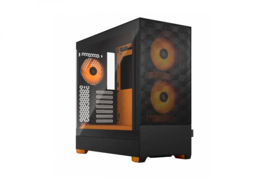 Kućište Fractal Design Pop Air RGB Orange Core TG Clear Tint, FD-C-POR1A-05