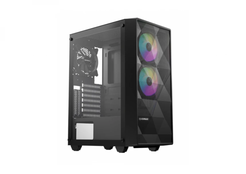 Kuciste Raidmax Meshian X902 Black ARGB, 3x ARGB fan/Window/X902TBF
