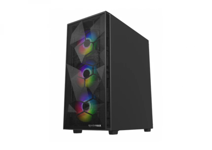 Kuciste Raidmax Talos window/black, 4x 120mm RGB/650W/RT650RGB