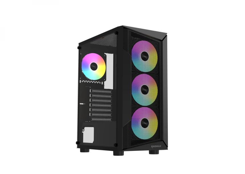 Kuciste Raidmax Vector 158 Black 3x RGB fan/Window/V158TBS