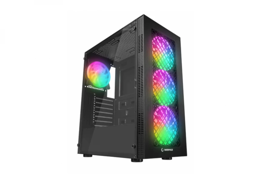 Kuciste Rampage PLAID V1 Mesh Glass 4x12cm Auto RGB