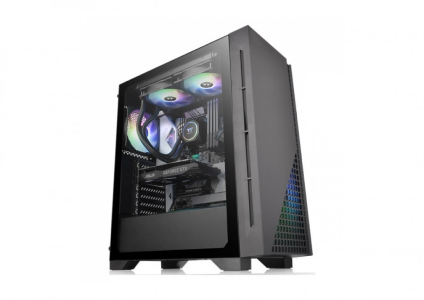 Kućište Thermaltake H330 TG /Black/Win/SPCC/Tempered Glass*1/120mm Fan/bez PSU