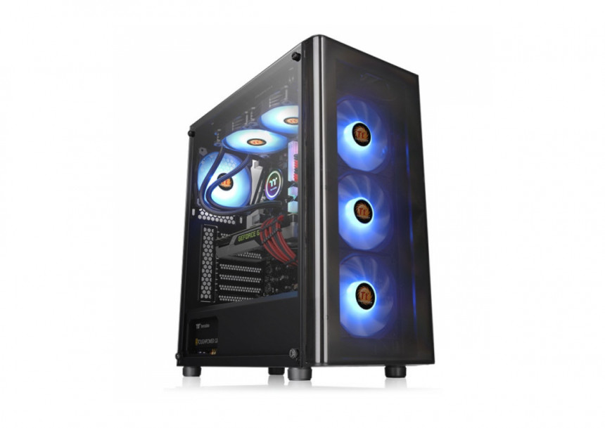 Kućište Thermaltake V200 TG RGB/Black/Win/SPCC/Glass, CA-1K8-00M1WN-01