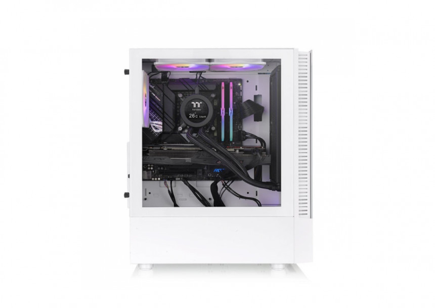 Kućište Thermaltake View 200 TG ARGB x3/WHITE/Window/SPCC/Tempered Glass