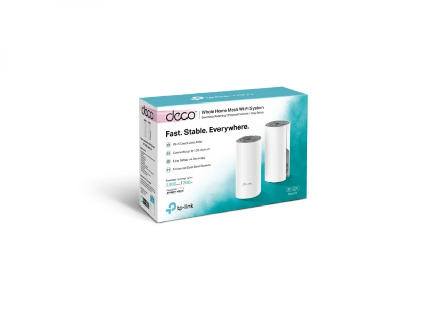 LAN Router TP-LINK DECO E4 Mesh WiFi (2-PACK) AC1200
