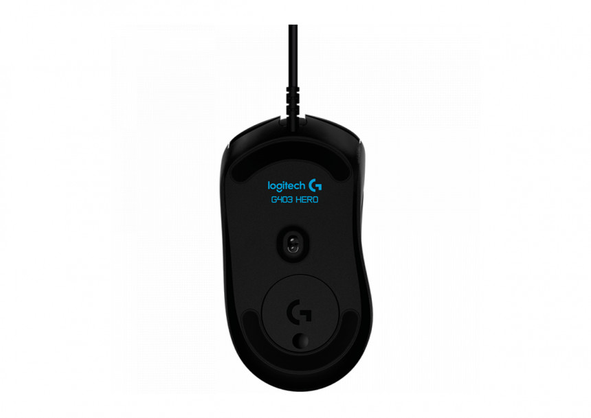 LOGITECH G403 HERO LIGHTSYNC Corded Gaming Mouse - BLACK - USB - EER2