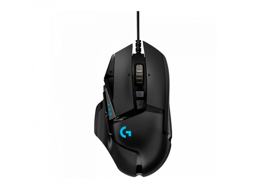 LOGITECH G502 Corded Gaming Mouse - HERO - BLACK - USB - EER2