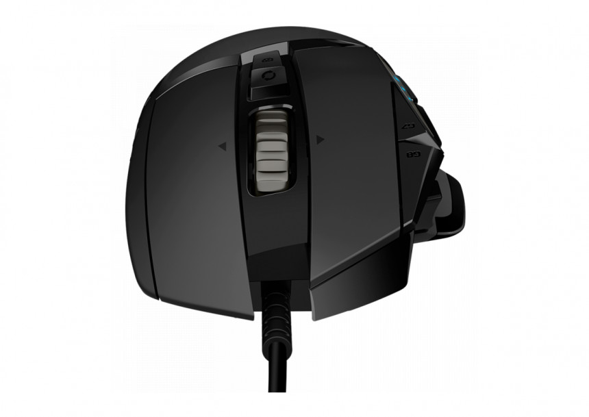 LOGITECH G502 Corded Gaming Mouse - HERO - BLACK - USB - EER2