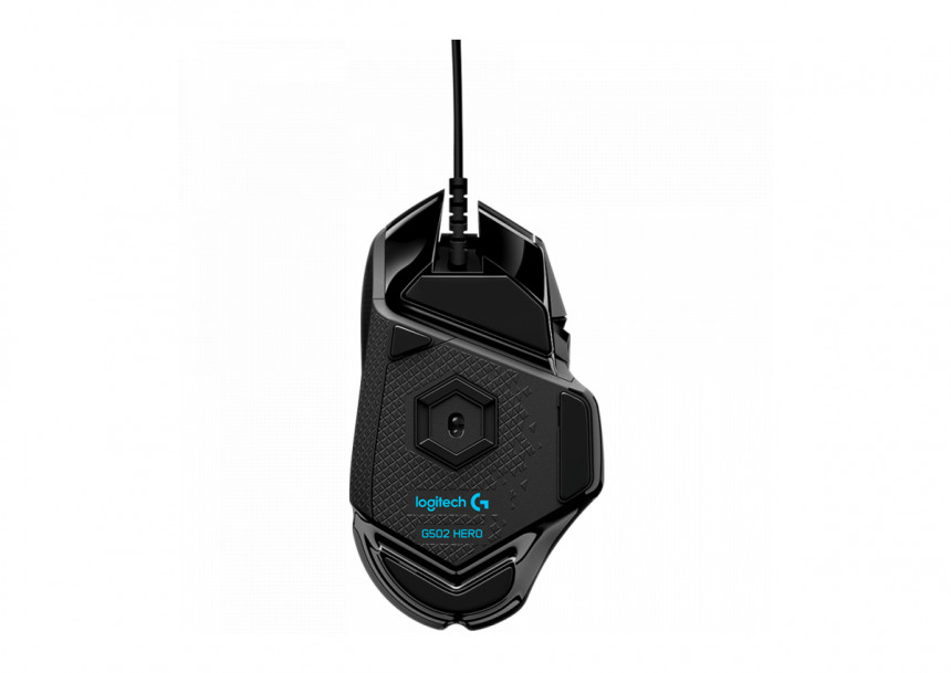 LOGITECH G502 Corded Gaming Mouse - HERO - BLACK - USB - EER2