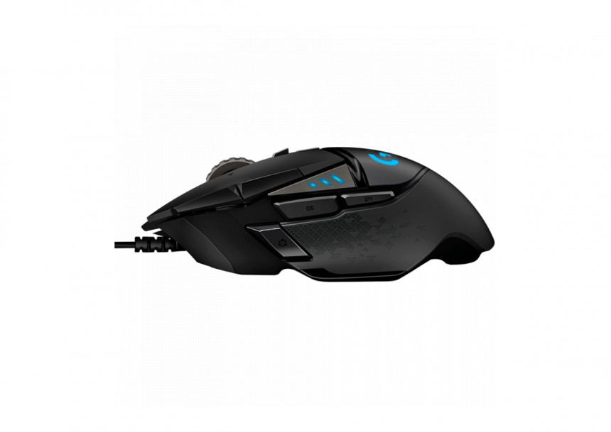 LOGITECH G502 Corded Gaming Mouse - HERO - BLACK - USB - EER2