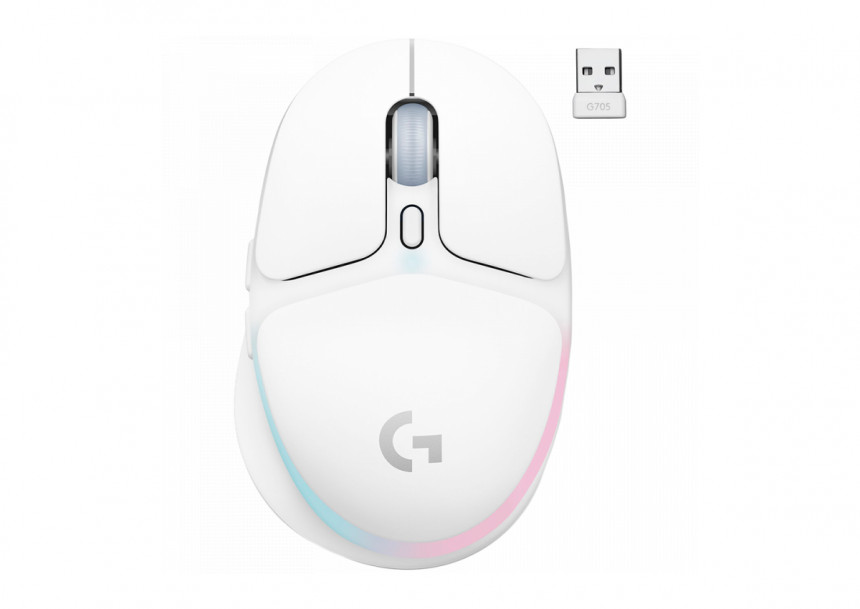 LOGITECH G705 LIGHTSPEED Wireless Gaming Mouse - OFF-WHITE - EER2