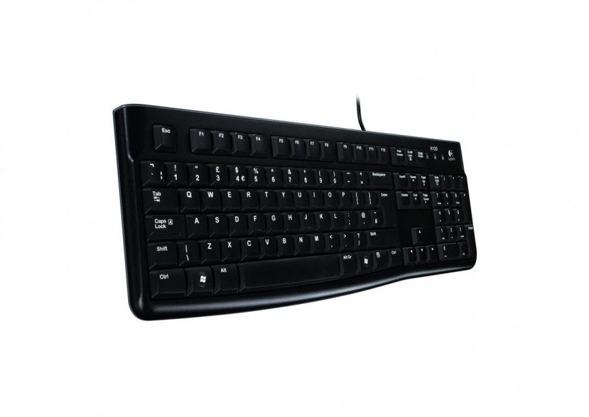 LOGITECH K120 Corded Keyboard - BLACK - USB - HRV-SLV-SRB -B2B