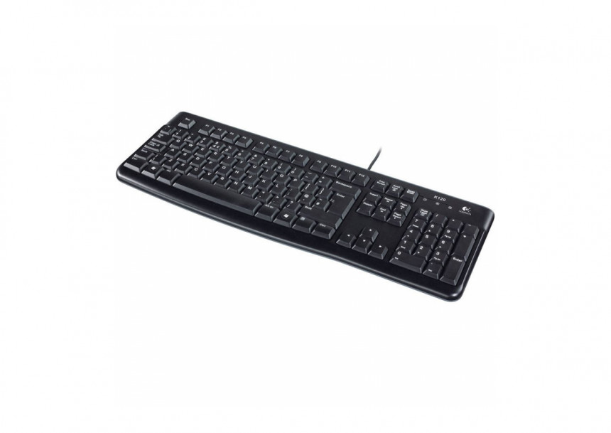 LOGITECH K120 Corded Keyboard - BLACK - USB - HRV-SLV-SRB -B2B