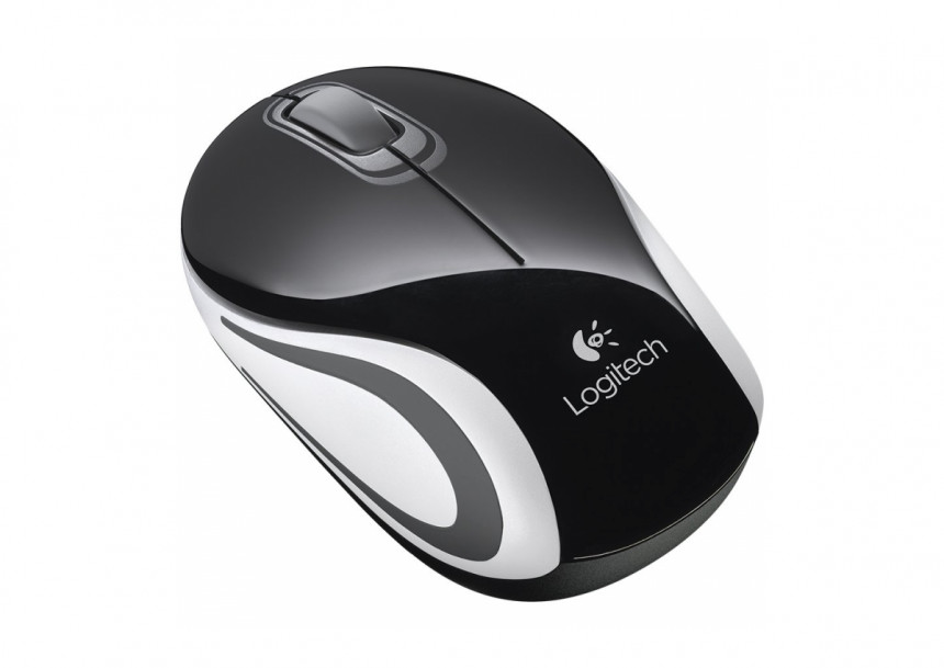 LOGITECH M187 Wireless Mini Mouse - BLACK